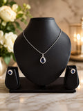 Blue Sapphire Pendent Set